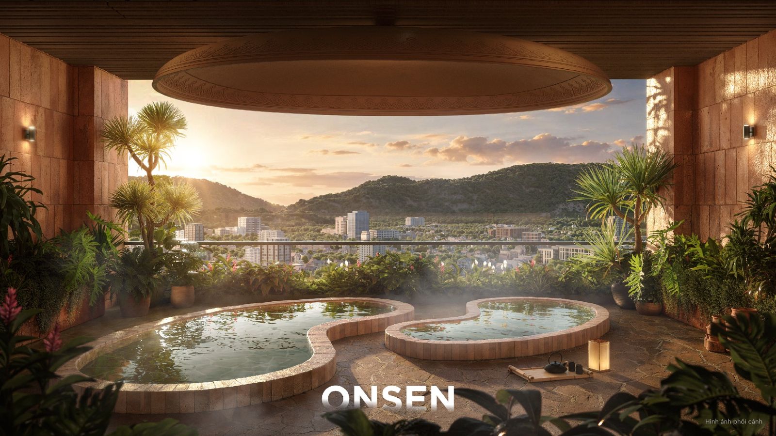 Onsen tầng cao Q'Terra