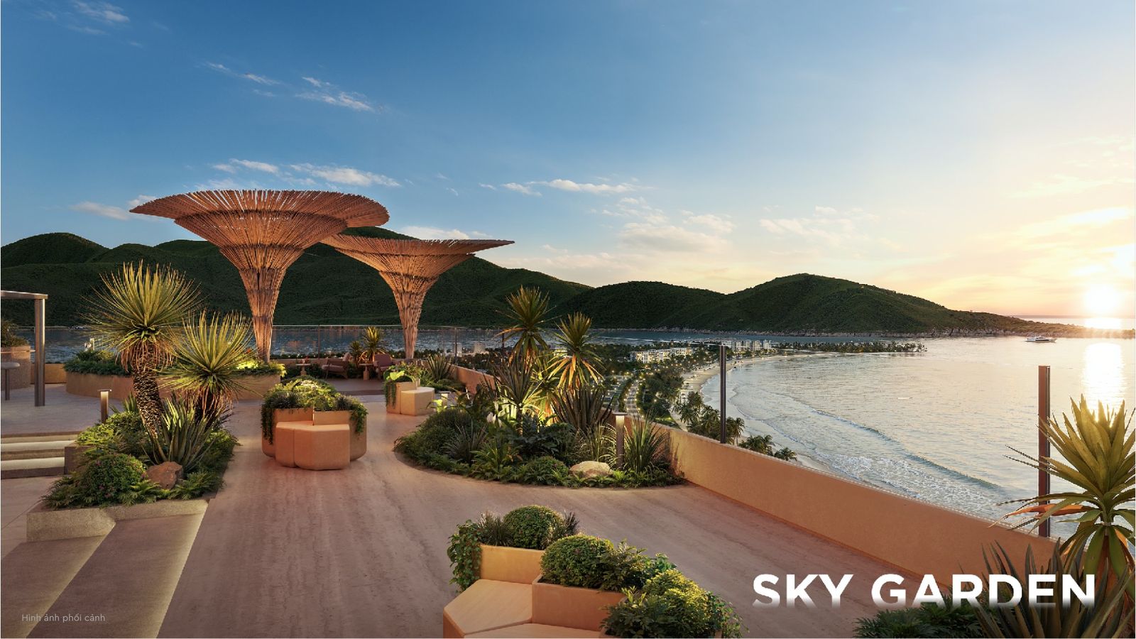 Sky garden tầng thượng Q'Terra