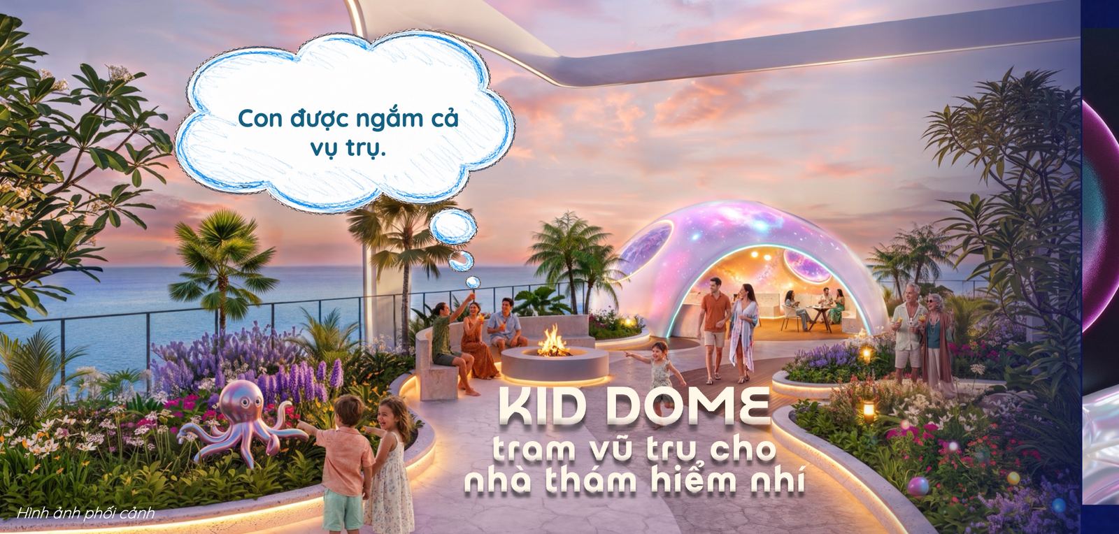 Kid Dome trạm vũ trụ Qtopia