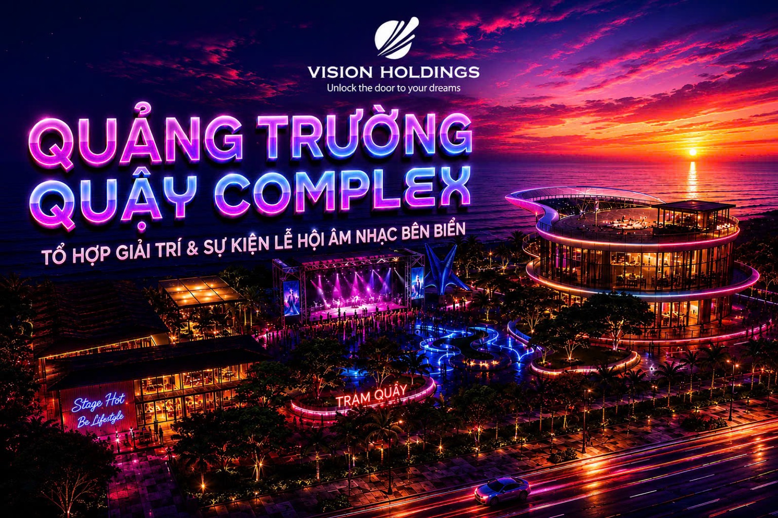 Entertainment Complex quảng trường giải trí Qtopia